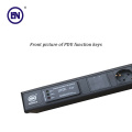 High Quality 1.5U 16A 6 Way Multi-fucion SPD Euro Standard PDU For IDC Data Computer Room